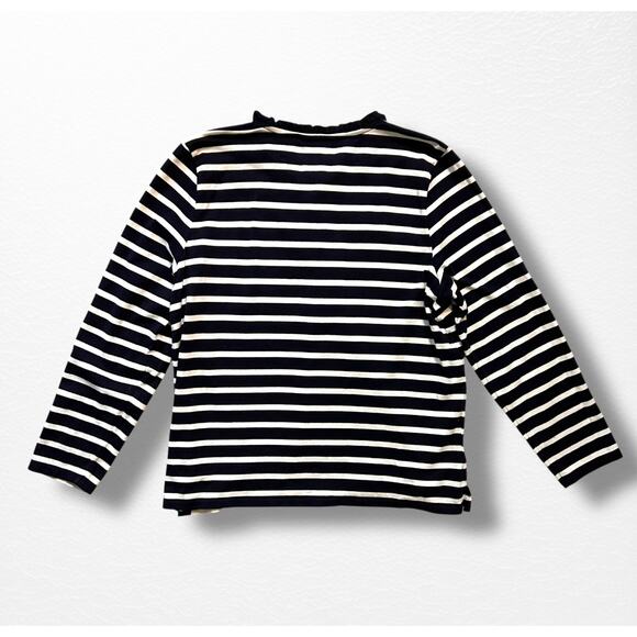 Talbot’s Ruffle Placket Crewneck Knit Top, Size XL - Picture 5 of 10